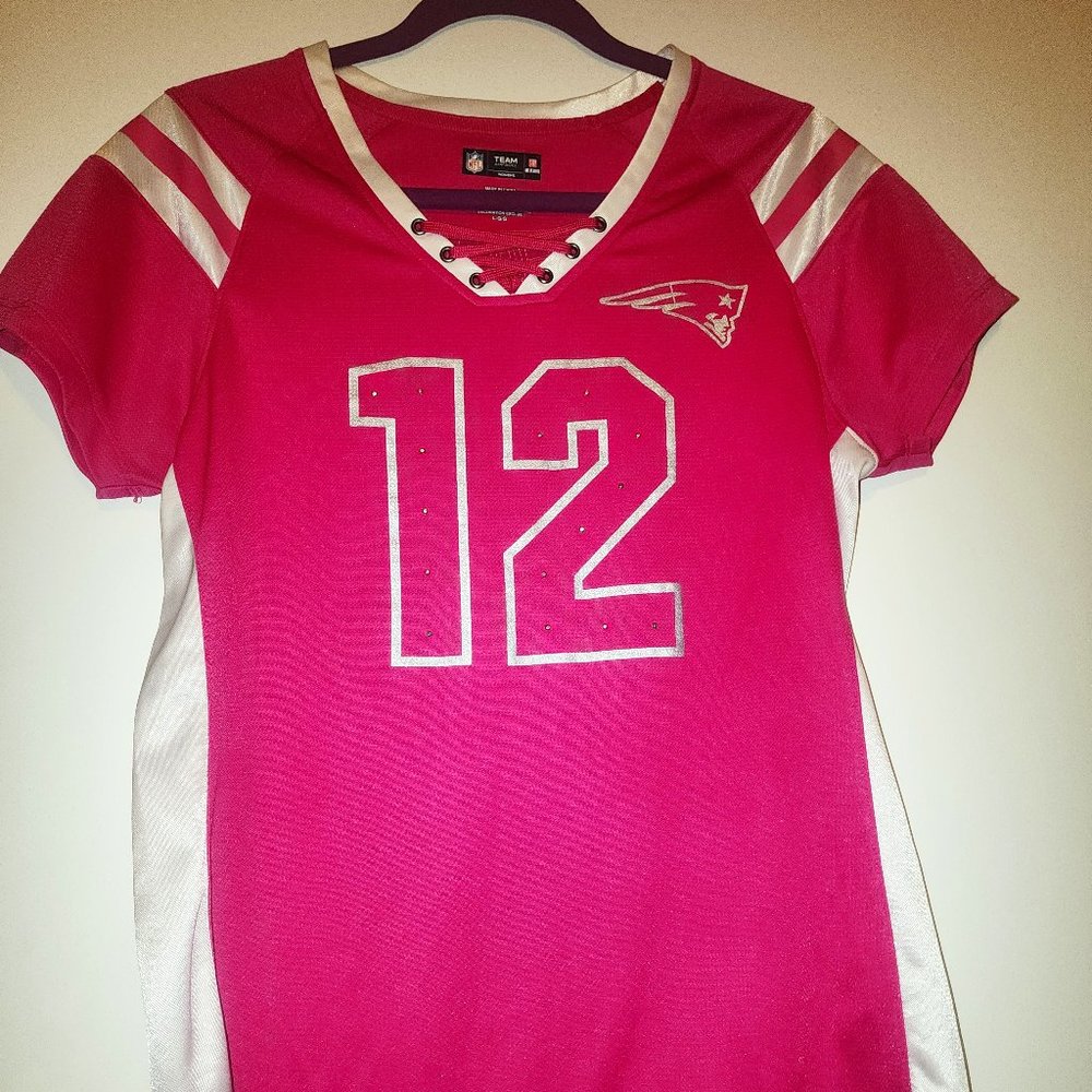 NFL Team Apparel New England Patriots Tom Brady #12 Women's Jersey